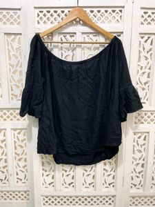 Black Off-Shoulder Top B