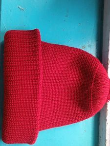 Red Scarf &amp; Beanie Set
