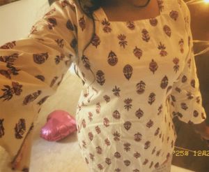 Snatched Waist Short Kurti