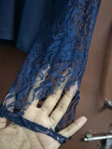 Blue Branded Top