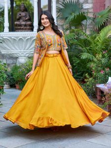 Fully Stitched Lehenga For Haldi