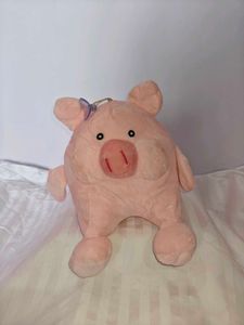 Pink Pig Plushie