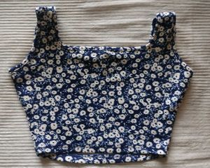 Shein Floral Crop Tank Top