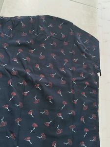 Floral Print Kurta Shirt