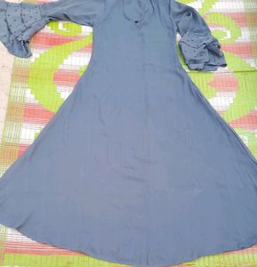 New (GRAY ABAYA)