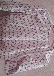 White Printed Kurti