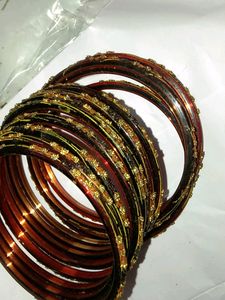 A dozen Of Bangles Brown Color #crafts