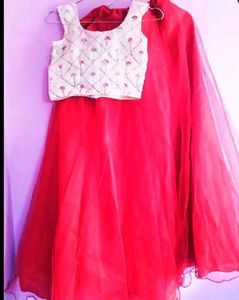 Red Embroidered Lehenga Choli ❤️