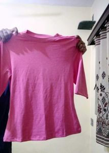 Pink 3/4 Sleeve Top