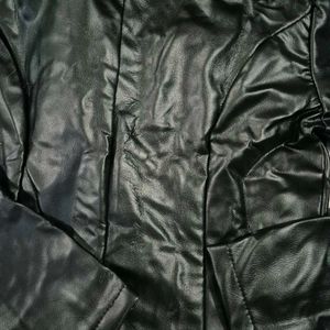 Faux Leather Jacket|Coat|goth|korean