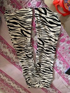 Combo Offer Tube Dress And Zebra Pant