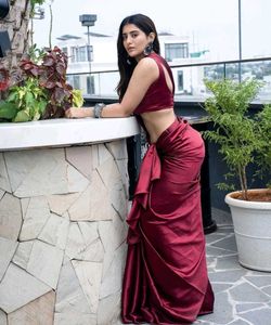 Satin Saree