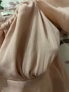 Sheer Sleeve Mini Dress