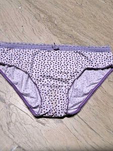 Combo Of Five Pure Cotton  Panty In Imported Fabri
