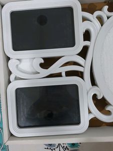 a white medium size photo frame