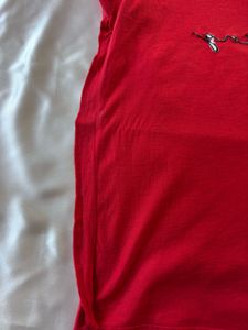 Red Solid T-shirt