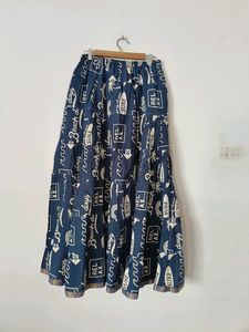 Navy Blue Casual Skirt (Women&#39;s)