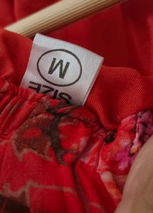 Red Indo Western Dress