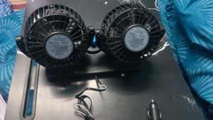 Double Headed Vehicle Fan