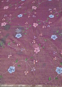 Hand Made Floral Patterned Saree