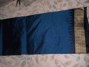 Banarasi Patta Blue Saree