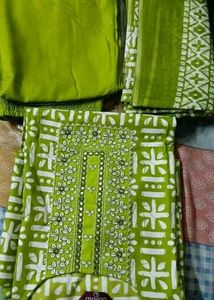 Embroidery Work Dupatta Set