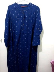 RANGMANCH Navy Blue Kurta Xl