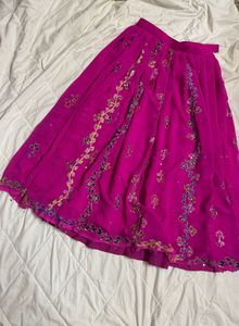 y2k Bollywood style vintage Desi skirt