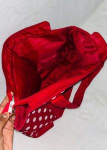 Red Polka Dot Tote Bag
