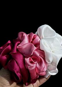 6 Satin Scrunchies