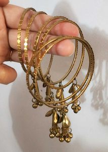 Golden Bangle Set