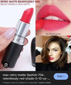original MAC mini Lipstick - relentlessly red -706