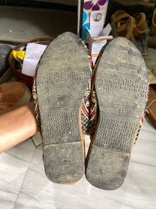 Embroidered Ethnic Flats