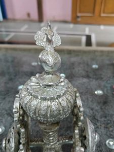 Mahabharat Rath Silver Showpiece