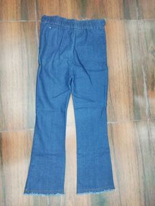 Denim Flare Pants