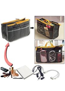women’s polyester 13 compartment pocket Handbag