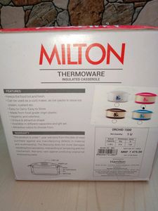 NEW BRANDED MILTON ORCHID THERMOWARE CASSEROLE