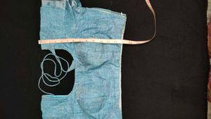 Sea Green Saree With Stitched Blouse.( 2 Items)
