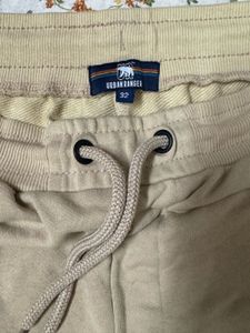 Beige Casual Shorts