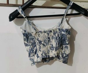 Floral Print Crop Top