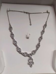 925silver Kalyan Jewellers Necklace Set