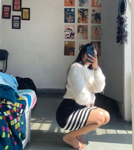Black And White Skirt