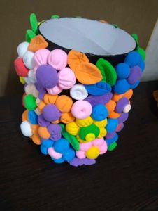 Floral Clay Decoration stand