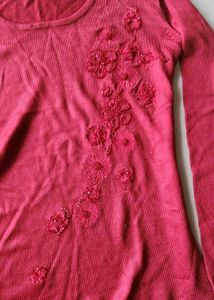 Maroon Tshirt (Mark &amp; Spencer)