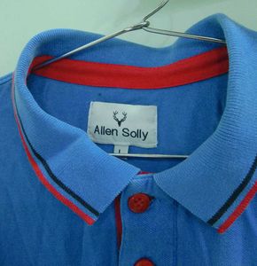 MEN&#39;S BLUE POLO NECK TSHIRT