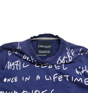 Zara Graphic Pullover | Chest 36