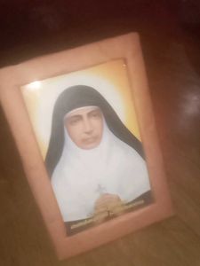 Photo Frame Of Saint Using Carboard