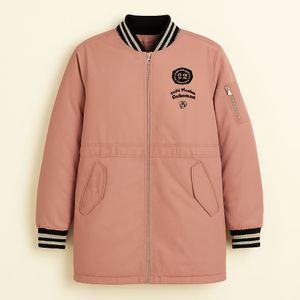 Stylish Pink Bomber Jacket
