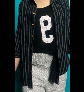 Funky Shirt With Attached T