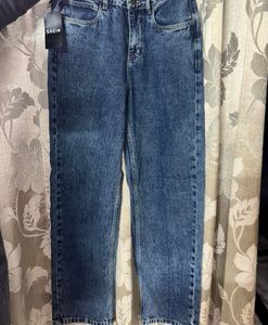 Wide Leg Denim Jeans